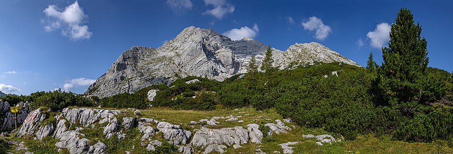 Hochtor from Hesshütte, Ennstal Alps, Austria
