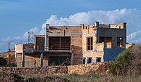 Rank: 36 Construction site of a villa in Cala Llombards in Mallorca