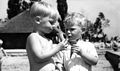 1949: children eating ice cream