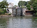 porte d'écluse, pont des Minimes, Toulouse - côté embouchure