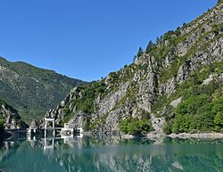 Retenue de Chaudanne (Alpes de Haute Provence)