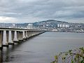 Dundee viewed across the Tay from Fife