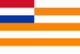 Flag of Orange Free State, 1854-1900 (canton: Flag of the Netherlands)