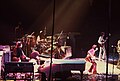 the band with Billy Preston on piano, concert in 1975