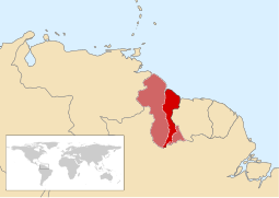 Guyana Locator Map Neutral.svg