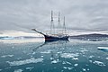 S/V Rembrandt van Rijn in Disco Bay, Greenland