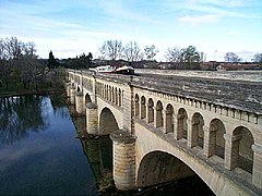 Canal bridge over the Orb