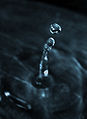 A drop of water.