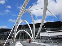 The Melbourne Conference Centre viewed from Seafarers Bridge