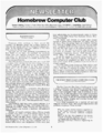 Homebrew Computer Club holds its first meeting