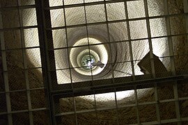 Unidentified object in the Dolmen of Menga, Antequera, Spain.JPG