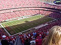 Arrowhead Stadium at Chiefs' game.