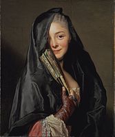 Alexander Roslin The Lady with the Veil (The Artist's Wife) (1768)