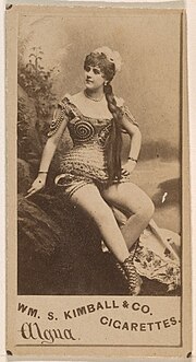 Thumbnail for File:Miss Algua, from the Actresses series (N203) issued by Wm. S. Kimball &amp; Co. MET DPB871664.jpg