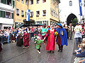 Medieval merchants (at the Rutenfest festival parade)