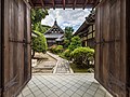 17 Wooden gate with open double door leading to the garden of Isshinin Buddhist temple in the compounds of Chion-in Kyoto Japan uploaded by Basile Morin, nominated by Basile Morin,  22,  0,  0