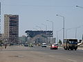 English: The Mount of Flags, covering the USA interest bureau in La Habana Italiano: Il Monte di Bandiere che copre l'ufficio di interessi USA a La Habana