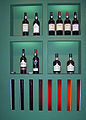 Different port wines with corresponding colour