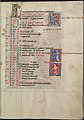 page 010r - Calendar, September, Two bloodlettings, inbetween Libra