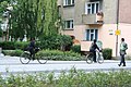 chimney sweepers on bicycles