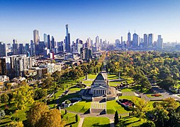 King's Domain and the Shrine of Remembrance