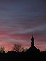 Silhouette of the Saint Bartholomäus Church