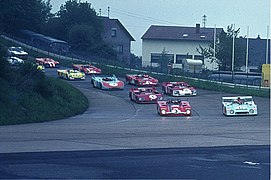 1000 km Nürburgring 1972: formation lap before the start