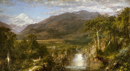 The Heart of the Andes, a notable painting by Frederic Edwin Church