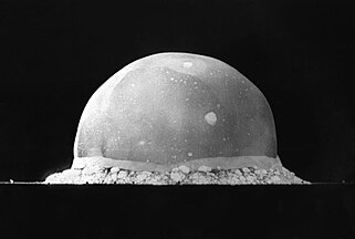 Trinity fireball (first nuclear explosion)