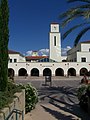 Student Services and clock tower