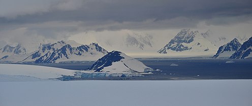 Laubeuf Fjord with Wyatt Island and Webb Island