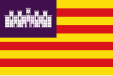 Flag of the Balearic Islands, Spain