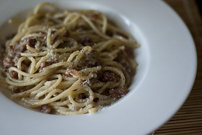 Gricia variant (or white amatriciana)