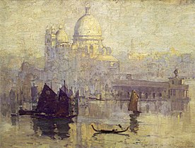 Arthur Streeton: Santa Maria della Salute.