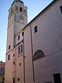 Italiano: Campanile e lato della Basilica di Nostra Signora dell'Assunta a Genova Sestri Ponente