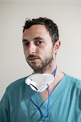Portrait of Federico Neri, nurse anesthetist