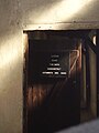 Door to the men's shower in Majdanek