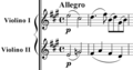 Beginning of Piano Concerto No.23 in A Major K488