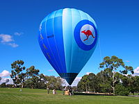 RAAF balloon VH-LVD at the 2013 Australian War Memorial open day