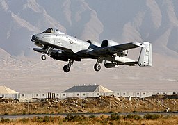 A-10 taking off