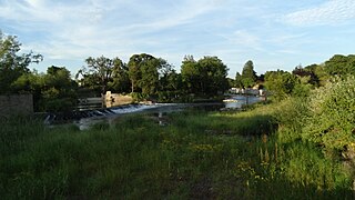 Clonmel - Weir on R Suir at Suir Island - geograph.org.uk - 6008225.jpg