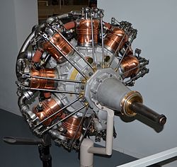 Moteur d avion SALMSON type P9 1915