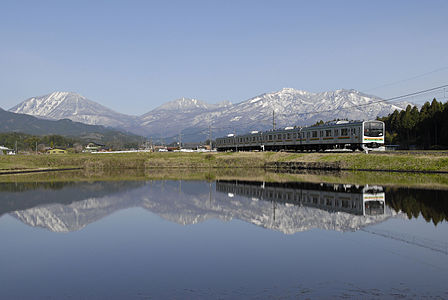 205kei train in JR Nikko line 02