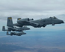 A-10 in formation