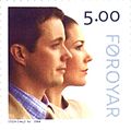 Royal Wedding commemorative stamp (Faroe Islands0