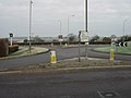 Coped Hall A3102 / B4042 roundabout