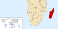 Situation de Madagascar Location of Madagascar
