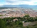 Sète vu de Saint-Clair.