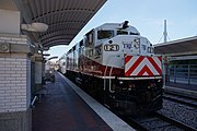 Trinity Railway Express train