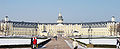 Schloss Karlsruhe, picture shot, standing at the statue of Carl Friedrich, Grossherzog von Baden, 2005/Feb/25